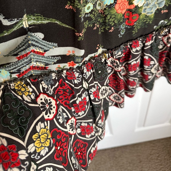 Lucky Brand Japanese Pagoda Print Dress - Picture 5 of 6